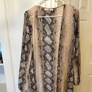 Buddy Love Snakeskin Duster S/M